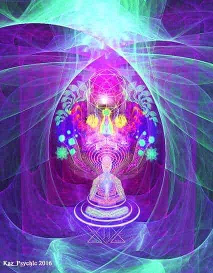 Connection to your Higher Self by Kaz Psychic January 2016 426 x 546