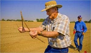 Dowsing with Rods